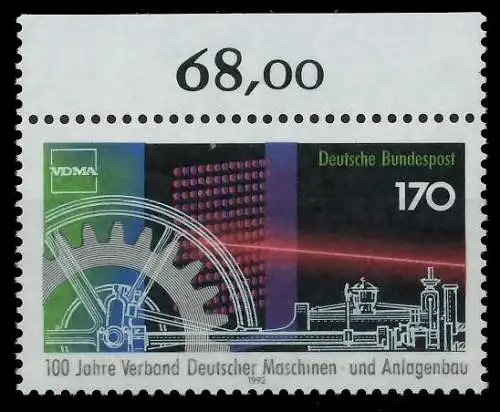 BRD 1992 Nr 1636 postfrisch ORA 86346A