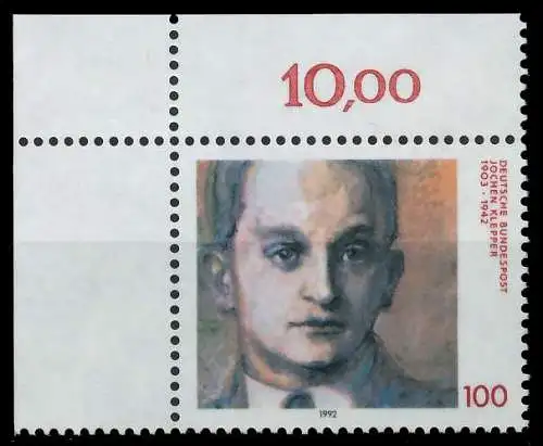 BRD 1992 Nr 1643 postfrisch ECKE-OLI S774A3A