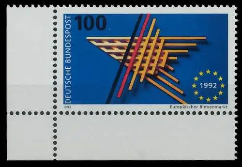 BRD BUND 1992 Nr 1644 postfrisch ECKE-ULI 8634FE