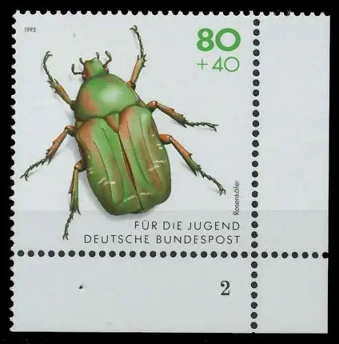 BRD 1993 Nr 1667 postfrisch FORMNUMMER 2 8635CE