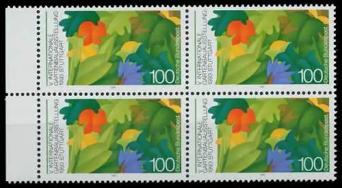BRD 1993 Nr 1672 postfrisch VIERERBLOCK SRA 86360A