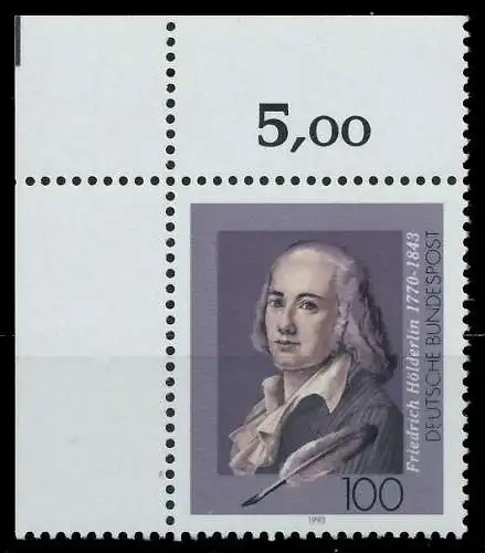 BRD 1993 Nr 1681 postfrisch ECKE-OLI 8636BE