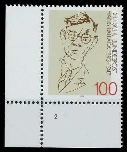 BRD 1993 Nr 1683 postfrisch FORMNUMMER 2 8636D6