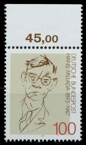 BRD 1993 Nr 1683 postfrisch ORA 8636DE