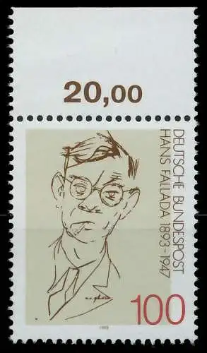 BRD 1993 Nr 1683 postfrisch ORA 8636E2