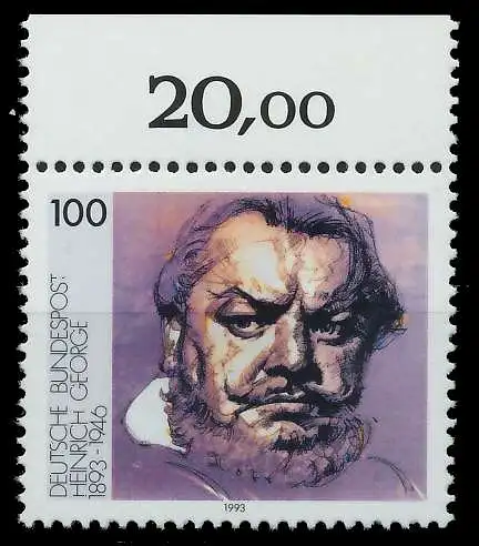 BRD 1993 Nr 1689 postfrisch ORA 86374A