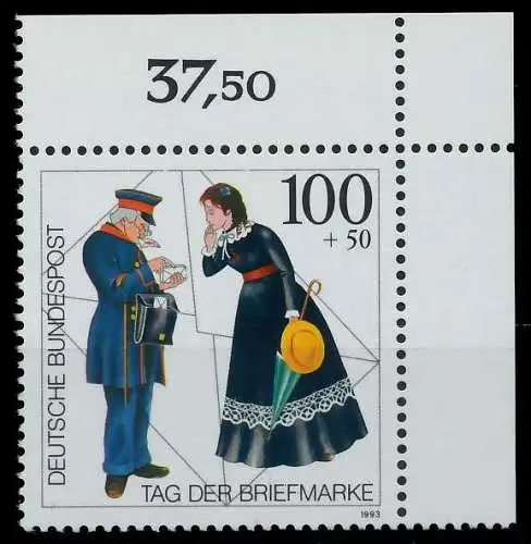 BRD 1993 Nr 1692 postfrisch ECKE-ORE 86375E