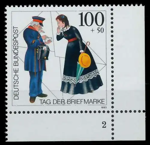 BRD 1993 Nr 1692 postfrisch FORMNUMMER 2 86376A
