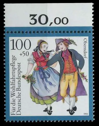 BRD 1993 Nr 1699 postfrisch ORA 863802