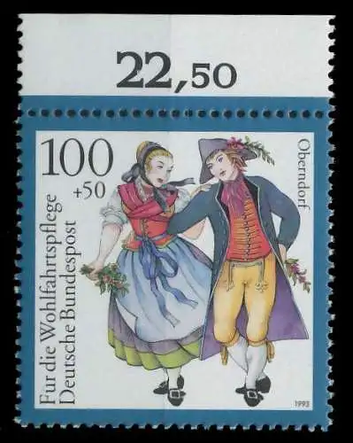 BRD 1993 Nr 1699 postfrisch ORA 863806