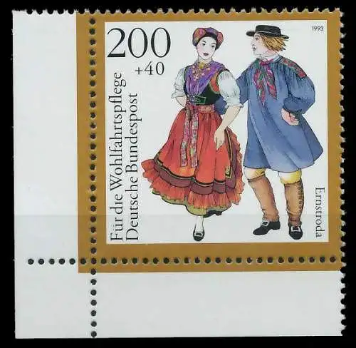 BRD 1993 Nr 1700 postfrisch ECKE-ULI 86382A