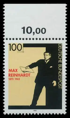BRD 1993 Nr 1703 postfrisch ORA 863886
