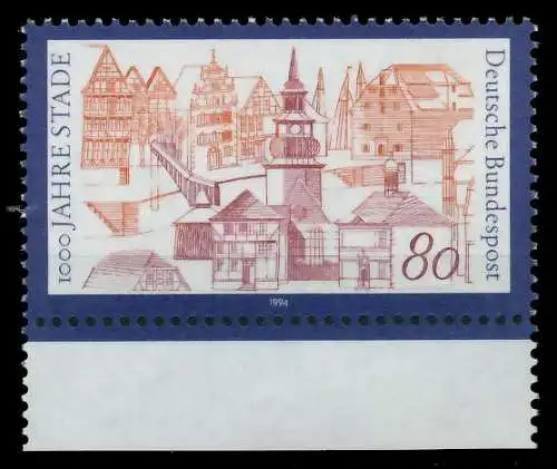 BRD 1994 Nr 1709 postfrisch URA S77D582