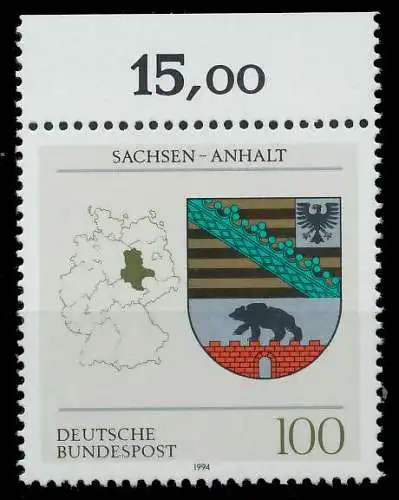 BRD 1994 Nr 1714 postfrisch ORA 86399A