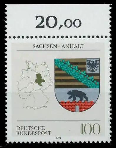 BRD 1994 Nr 1714 postfrisch ORA 86399E