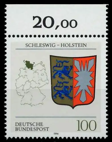 BRD 1994 Nr 1715 postfrisch ORA 8639A6