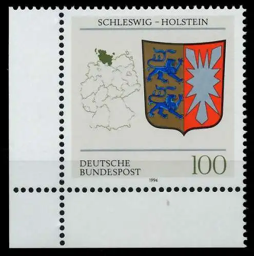 BRD 1994 Nr 1715 postfrisch ECKE-ULI 8639AA