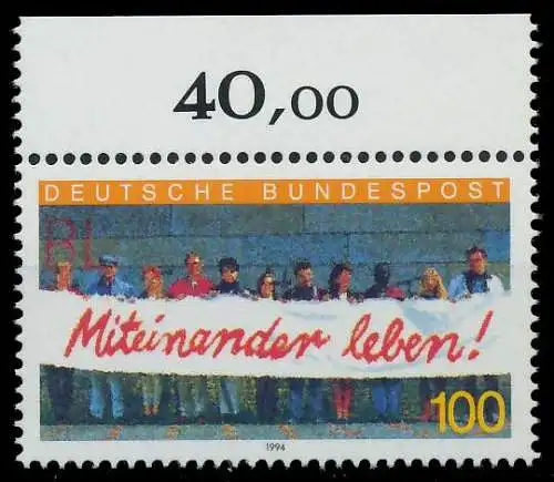 BRD 1994 Nr 1725 postfrisch ORA 86526E