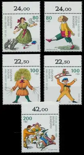 BRD 1994 Nr 1726-1730 postfrisch ORA 8652A2