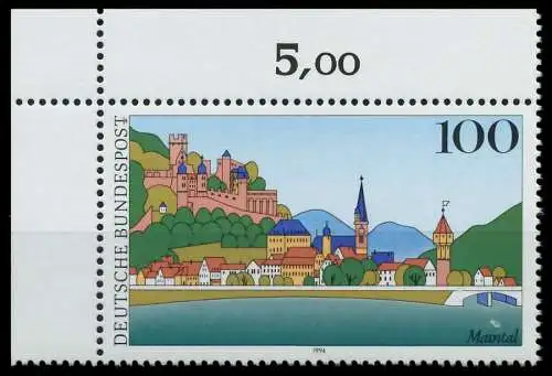 BRD BUND 1994 Nr 1744 postfrisch ECKE-OLI 8653EA