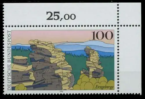 BRD 1994 Nr 1743 postfrisch ECKE-ORE 8653FA