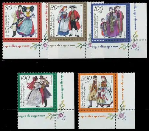 BRD 1994 Nr 1757-1761 postfrisch ECKE-URE 8654F2