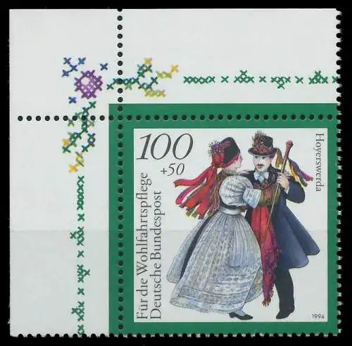 BRD 1994 Nr 1760 postfrisch ECKE-OLI 8654F6
