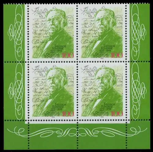 BRD 1994 Nr 1767 postfrisch VIERERBLOCK ECKE-URE 865572