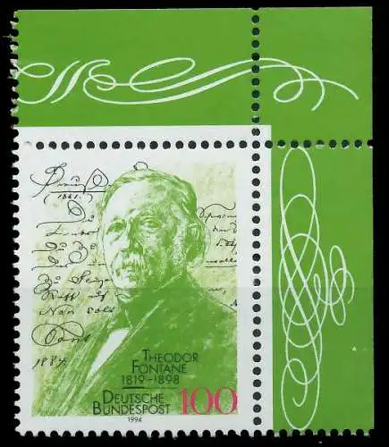 BRD 1994 Nr 1767 postfrisch ECKE-ORE S77DA0E