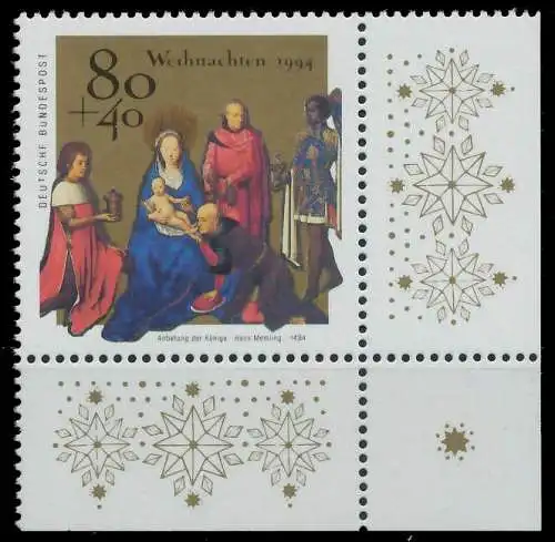 BRD 1994 Nr 1771 postfrisch ECKE-URE S77DA62