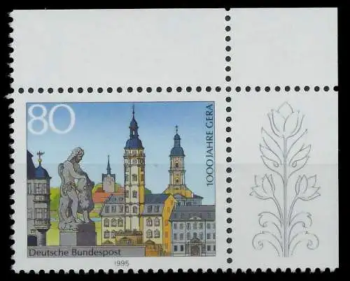 BRD 1995 Nr 1772 postfrisch ECKE-ORE S77DA8E