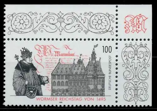 BRD 1995 Nr 1773 postfrisch ECKE-ORE S77DAB6