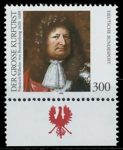 BRD 1995 Nr 1781 postfrisch URA S7872A6