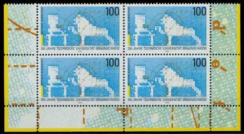 BRD 1995 Nr 1783 postfrisch VIERERBLOCK ECKE-URE 8657B2