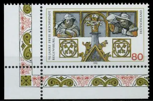 BRD 1995 Nr 1786 postfrisch ECKE-ULI 8657F6