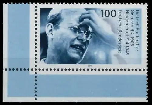 BRD 1995 Nr 1788 postfrisch ECKE-ULI S787482