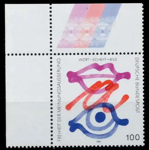 BRD 1995 Nr 1789 postfrisch ECKE-OLI S7874AE