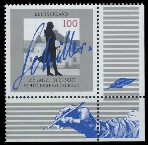 BRD 1995 Nr 1792 postfrisch ECKE-URE 865A1E