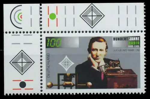 BRD 1995 Nr 1803 postfrisch ECKE-OLI S78766E