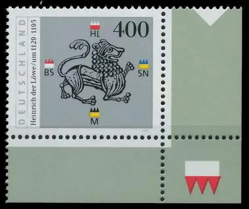 BRD 1995 Nr 1805 postfrisch ECKE-URE 86736E