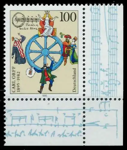 BRD 1995 Nr 1806 postfrisch ECKE-URE 8673A6