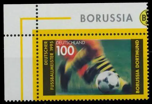 BRD 1995 Nr 1833 postfrisch ECKE-OLI 867536