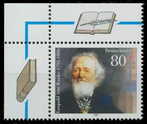 BRD 1995 Nr 1826 postfrisch ECKE-OLI S787916