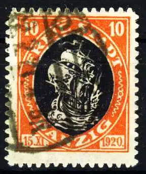 DANZIG 1921 Nr 54 gestempelt 37D496