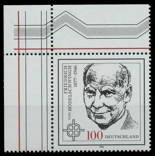 BRD 1996 Nr 1835 postfrisch ECKE-OLI S78794E