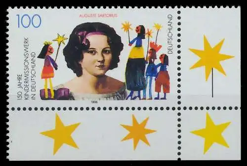 BRD 1996 Nr 1834 postfrisch ECKE-URE S78793E