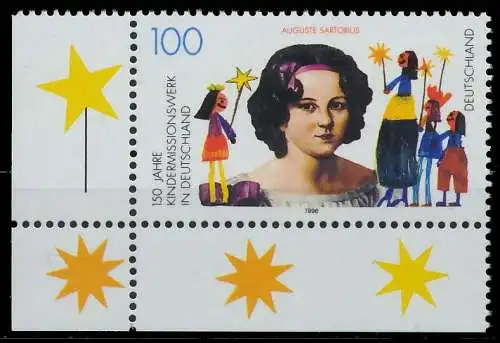 BRD 1996 Nr 1834 postfrisch ECKE-ULI 8675DE