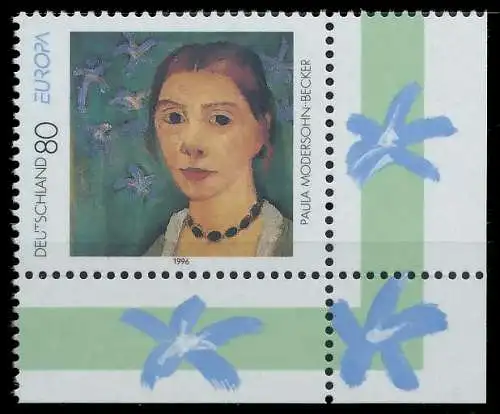 BRD BUND 1996 Nr 1854 postfrisch ECKE-URE 86779E