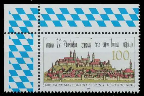 BRD 1996 Nr 1856 postfrisch ECKE-OLI S799106