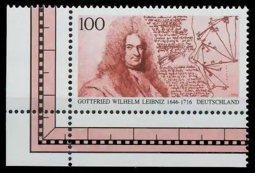 BRD 1996 Nr 1865 postfrisch ECKE-ULI 86786A